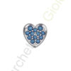 Charm Oro Bianco Zaffiri Elements Collezione Battiti