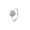 Anello Oro Bianco Diamanti Luce Collezione Armonie