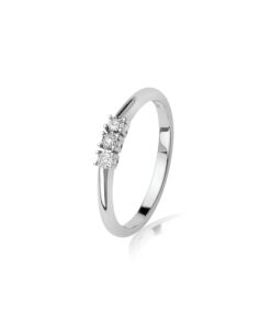 Trilogy Oro Bianco Diamanti Luce Collezione Diva