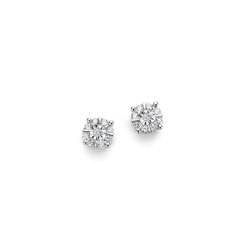 Punto Luce Oro Bianco Diamanti Luce Collezione Vivace