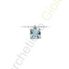 Collana Oro Bianco Diamanti Acquamarina Luce Collezione Gocce