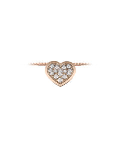 Collana Oro Rosa Diamanti Luce Collezione Segni