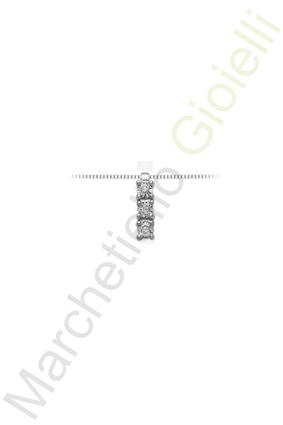 Trilogy Oro Bianco Diamanti Luce Collezione Diva