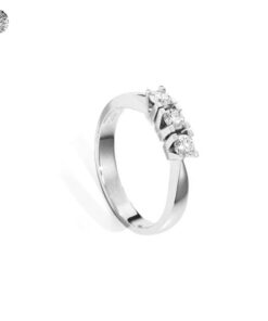 Trilogy Oro Bianco Diamanti Donna Oro Collezione Iris