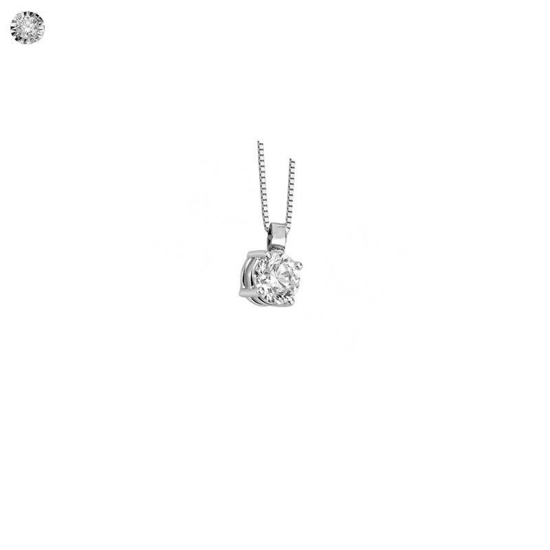 Punto Luce Oro Bianco Diamanti Donna Oro Collezione Selene