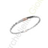 Bracciale Oro Bianco Rosa Diamanti Zancan Collezione Insigna