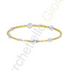 Bracciale Oro Bianco Giallo Zancan Collezione Insigna