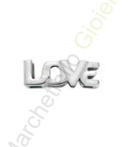 Charm Oro Bianco Elements Collezione Messaggi