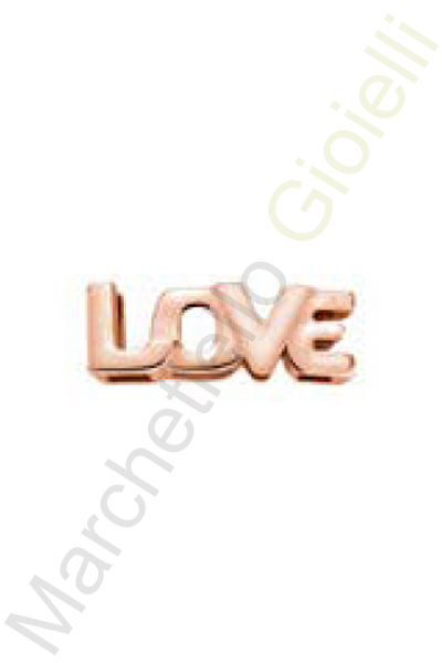 Charm Oro Rosa Elements Collezione Messaggi