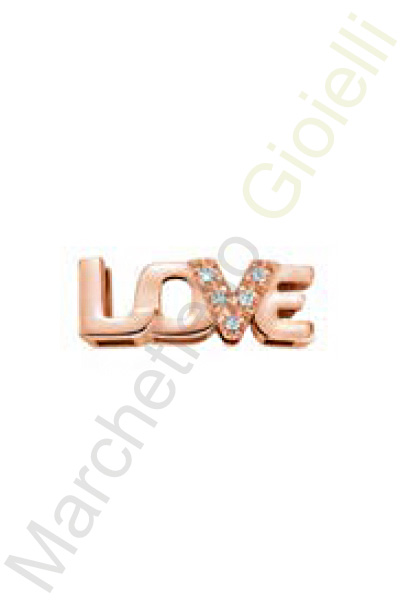 Charm Oro Rosa Elements Collezione Messaggi