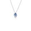 Collana Argento Bianco Zirconi Comete Gioielli Collezione Glamour