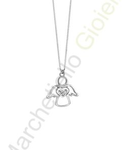 Collana Oro Bianco Diamanti Comete Gioielli Collezione Fantasia Di Diamanti