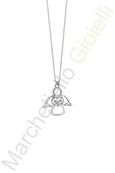 Collana Oro Bianco Diamanti Comete Gioielli Collezione Fantasia Di Diamanti
