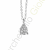Collana Oro Bianco Diamanti Comete Gioielli Collezione Aurora