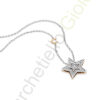 Collana Oro Bianco Diamanti Comete Gioielli Collezione Stella