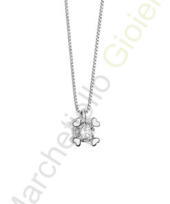 Punto Luce Oro Bianco Diamanti Comete Gioielli Collezione Sigillo