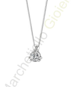 Punto Luce Oro Bianco Diamanti Comete Gioielli Collezione Classic