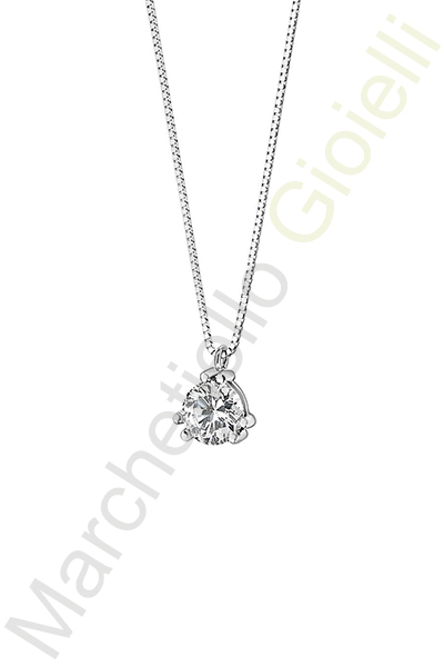Punto Luce Oro Bianco Diamanti Comete Gioielli Collezione Classic