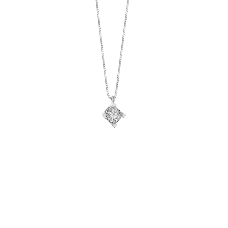 Punto Luce Oro Bianco Diamanti Comete Gioielli Collezione Momenti