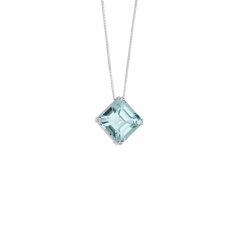 Collana Oro Bianco Topazio Comete Gioielli Collezione Fantasia Di Topazio