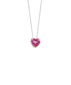Croce Oro Bianco Rosa Topazio Comete Gioielli Collezione Fantasia Di Topazio
