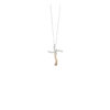 Croce Oro Bianco Diamanti Comete Gioielli Collezione Croisette