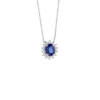 Collana Oro Bianco Diamanti Zaffiro Comete Gioielli Collezione Storia Di Luce