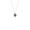 Collana Oro Bianco Diamanti Zaffiro Comete Gioielli Collezione Classic