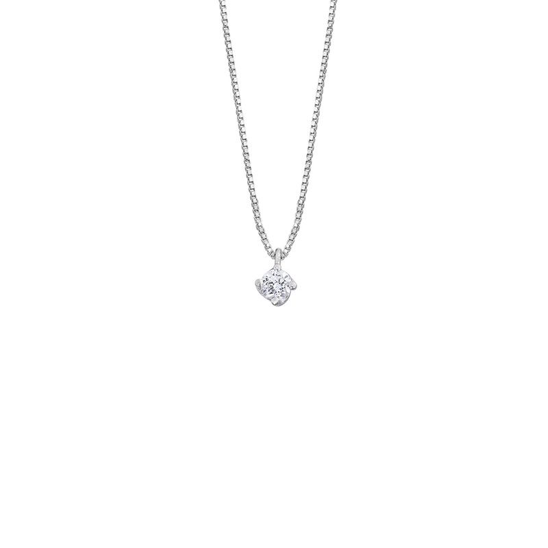 Punto Luce Oro Bianco Diamanti Comete Gioielli Collezione Identity