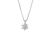Collana Oro Bianco Diamanti Comete Gioielli Collezione Rose Di Diamanti