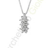 Collana Oro Bianco Diamanti Comete Gioielli Collezione Classic