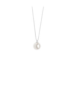 Collana Oro Bianco Diamanti Perle Comete Gioielli Collezione Easy Basic