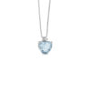 Collana Oro Bianco Diamanti Acquamarina Comete Gioielli Collezione Fantasia Di Acquamarina
