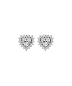 Orecchini Oro Bianco Diamanti Luce Collezione Armonie