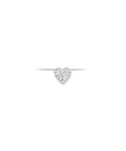Collana Oro Bianco Diamanti Luce Collezione Vivace
