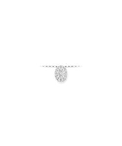 Collana Oro Bianco Diamanti Luce Collezione Vivace