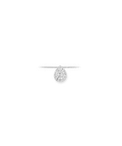 Collana Oro Bianco Diamanti Luce Collezione Vivace