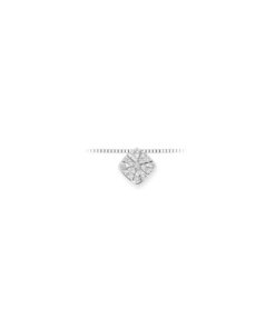 Collana Oro Bianco Diamanti Luce Collezione Vivace