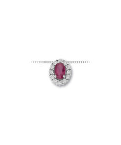 Collana Oro Bianco Diamanti Luce Collezione Iride