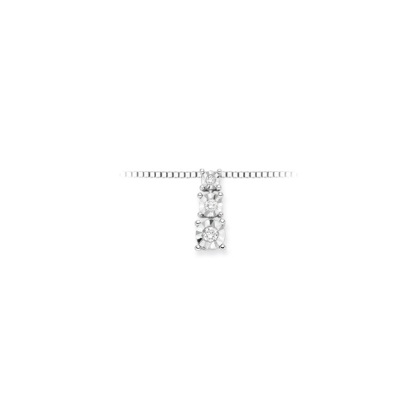 Trilogy Oro Bianco Diamanti Luce Collezione Unica