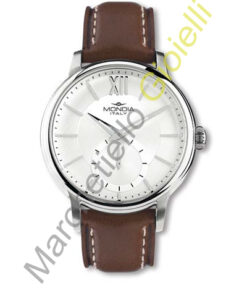 Orologio Acciaio Pelle Quarzo Mondia Collezione Madison