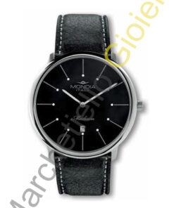 Orologio Acciaio Pelle Quarzo Mondia Collezione Madison