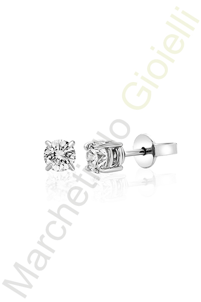 Punto Luce Oro Bianco Diamanti Marcori Collezione Solitari