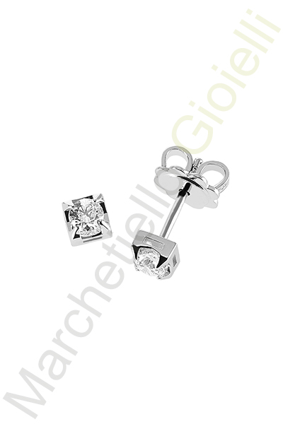 Punto Luce Oro Bianco Diamanti Marcori Collezione Solitari