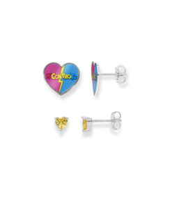 Orecchini Argento Bianco Comete Gioielli Collezione Me Contro Te