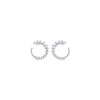 Orecchini Argento Bianco Zirconi Comete Gioielli Collezione Glamour