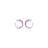 Orecchini Argento Bianco Zirconi Comete Gioielli Collezione Glamour