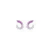 Orecchini Argento Bianco Zirconi Comete Gioielli Collezione Glamour