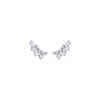 Orecchini Argento Bianco Zirconi Comete Gioielli Collezione Glamour