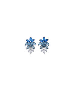 Orecchini Argento Bianco Zirconi Comete Gioielli Collezione Glamour